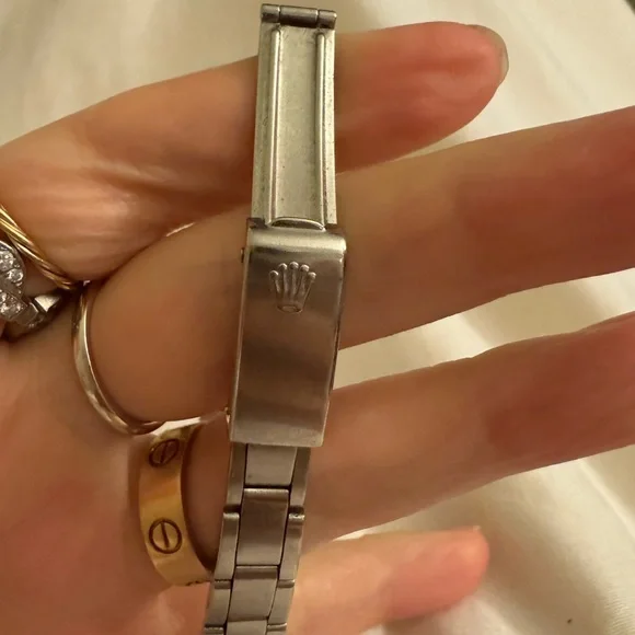 Rolex Oyster Perpetual Cream Dial Watch model 6519 - Picture 3 of 5